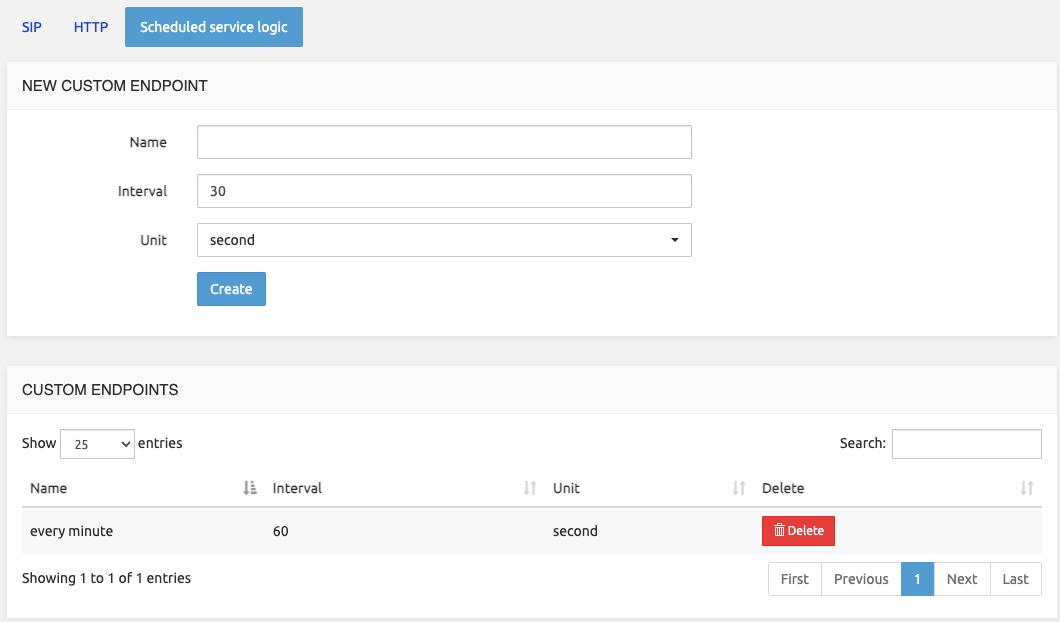 Custom schedulings